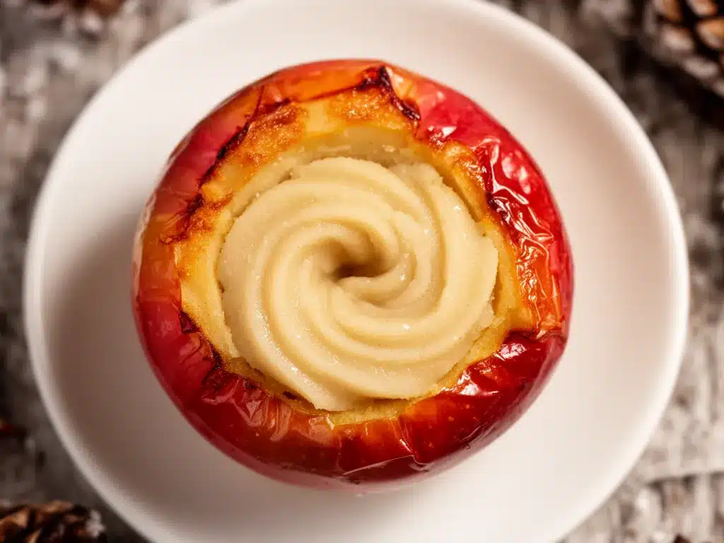 Kuschelige Advents Bratäpfel mit Marzipanfüllung: 5 Min. Rezept 4 Advents Bratäpfel mit Marzipanfüllung preparation steps