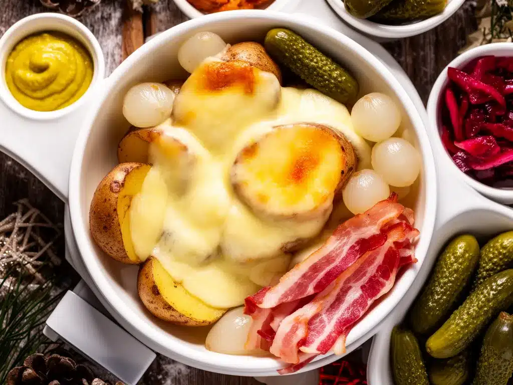 Advents-Raclette mit Knusper-Beilagen: Das perfekte Rezept 4 Advents-Raclette mit Knusper-Beilagen preparation steps