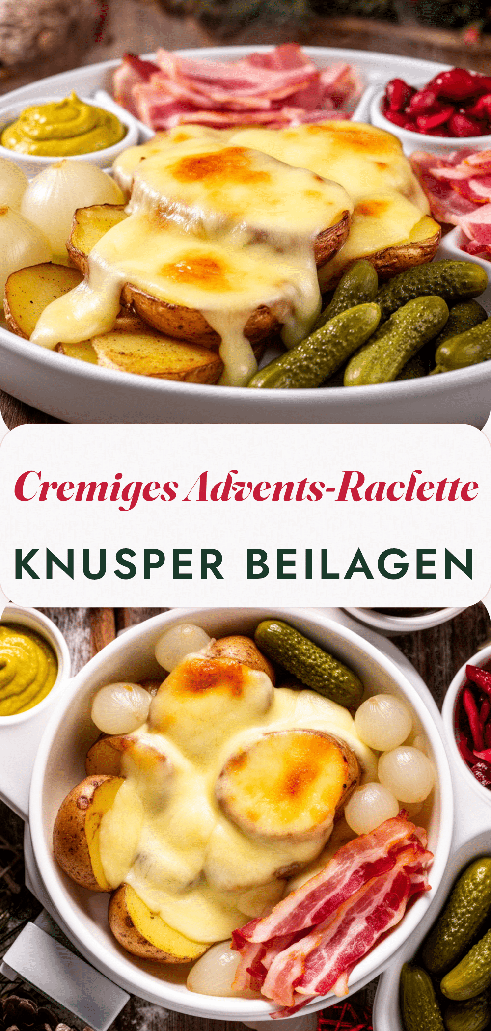 Advents-Raclette mit Knusper-Beilagen: Das perfekte Rezept 5 Advents-Raclette mit Knusper-Beilagen recipe