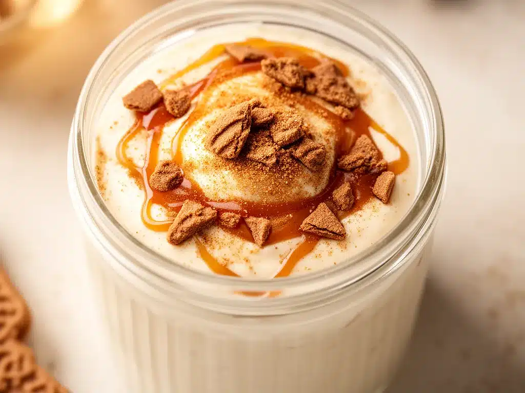 Adventszeit Spekulatius-Creme: 20 Min. Einfaches Festliches Dessert 4 Adventszeit Spekulatius-Creme preparation steps
