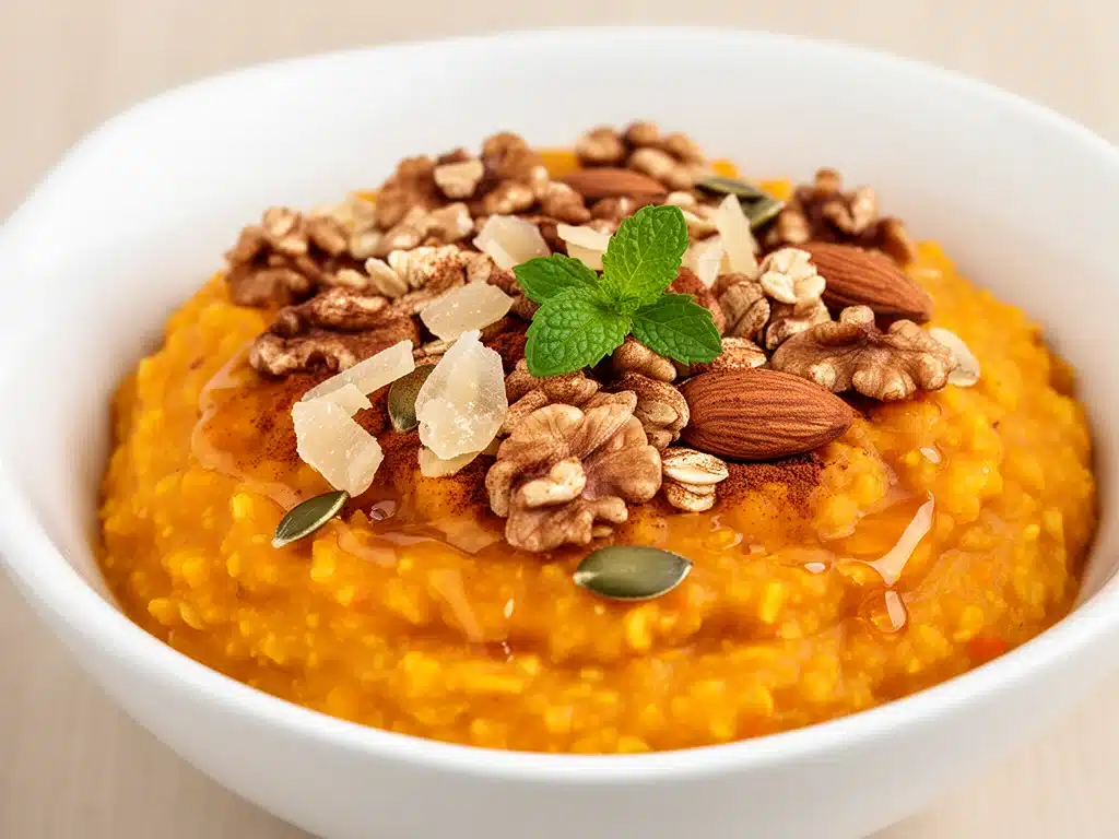 Cremiges Kürbis-Porridge - featured image