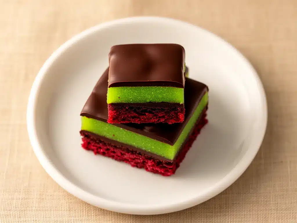 Dominosteine: Das beste Marzipan-Rezept 4 Dominosteine preparation steps