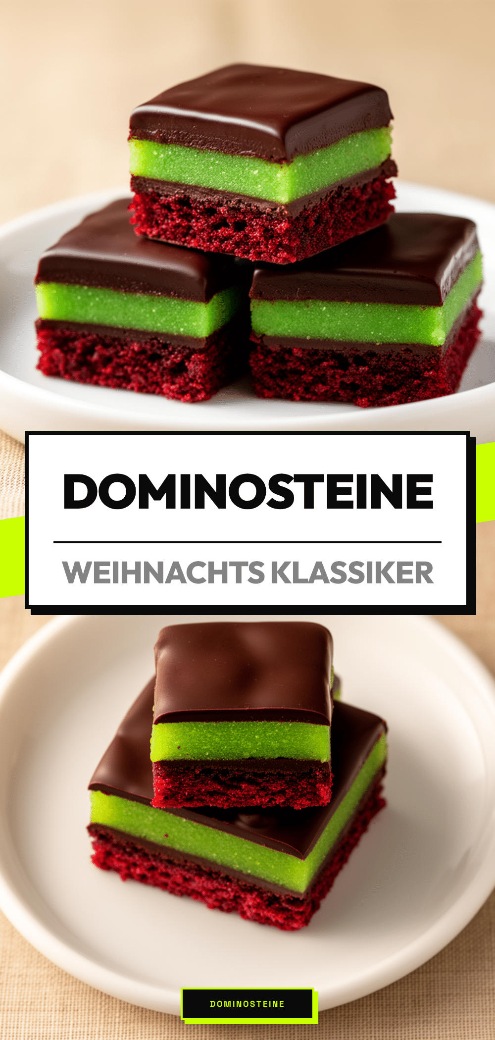 Dominosteine: Das beste Marzipan-Rezept 5 Dominosteine recipe