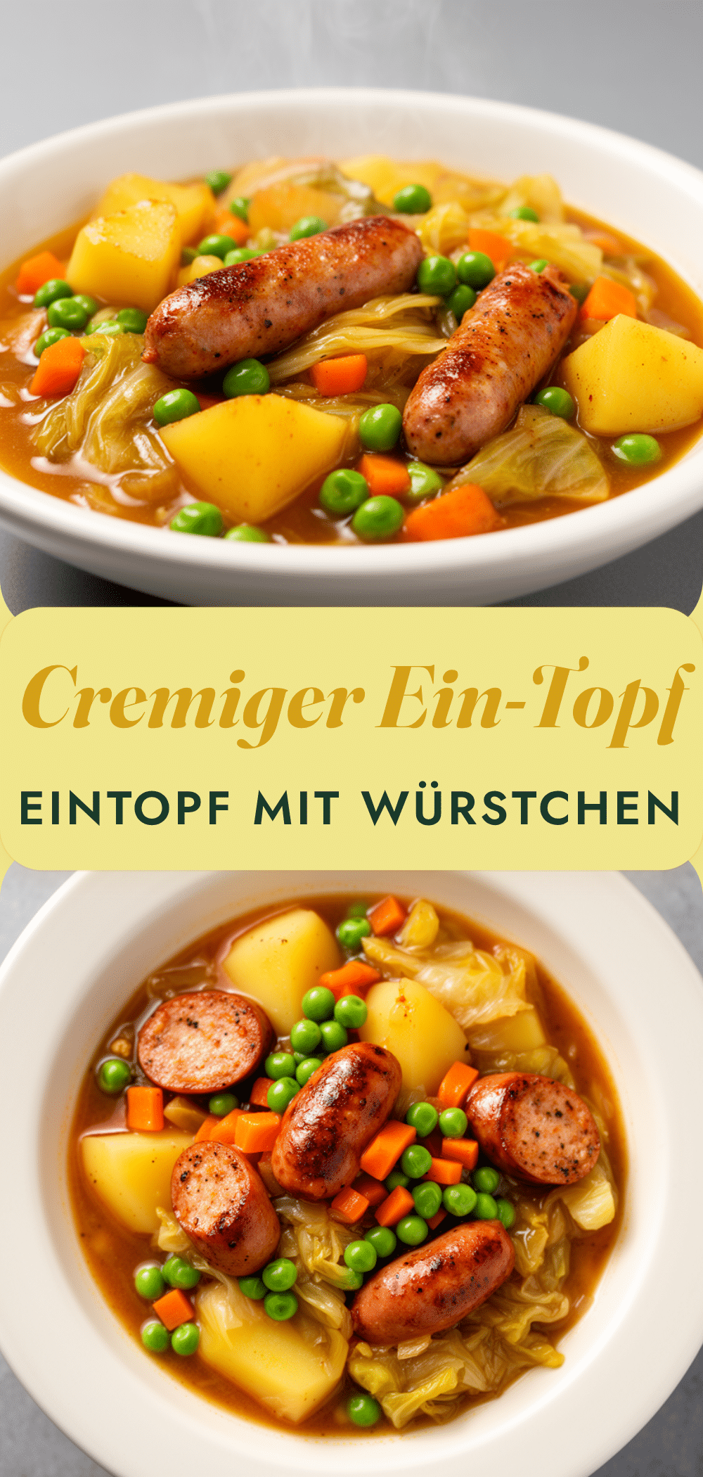 Ein-Topf Eintopf mit Würstchen: 30 Min. leicht 5 Ein-Topf Eintopf mit Würstchen recipe