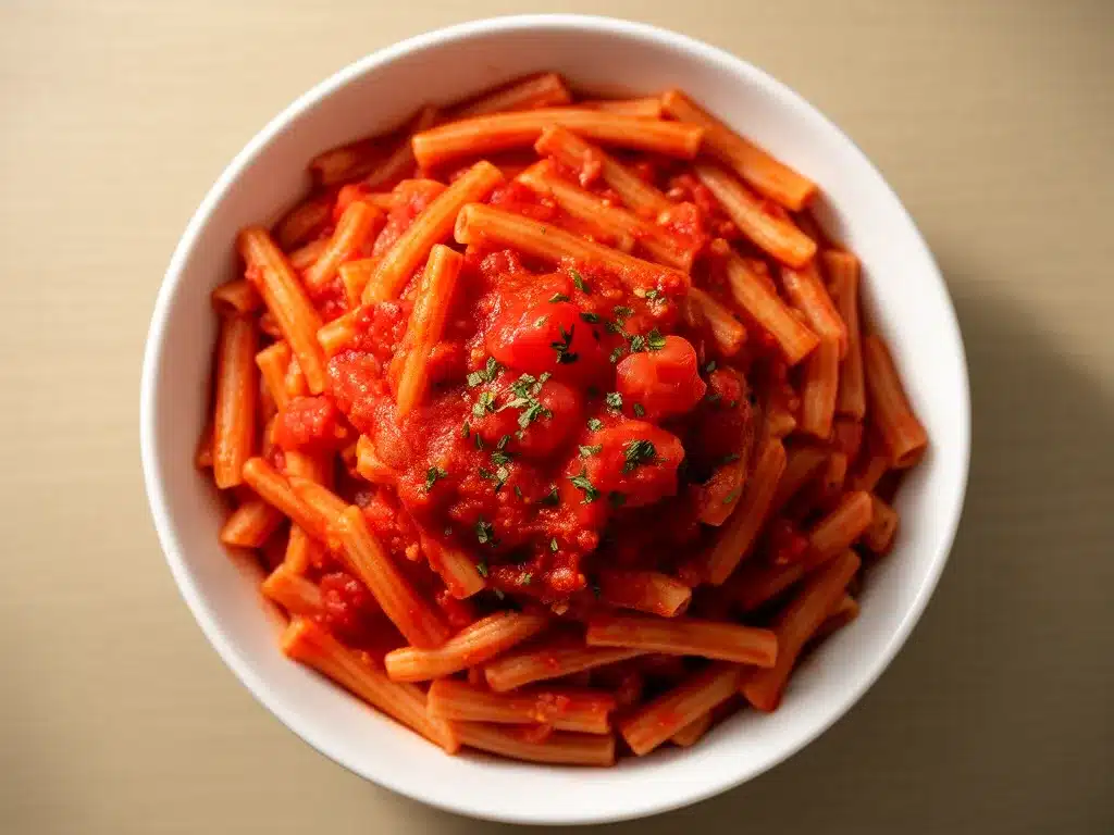 Einfache Nudeln mit Tomatensauce: Perfekt in 15 Min. 4 einfache Nudeln mit Tomatensauce preparation steps