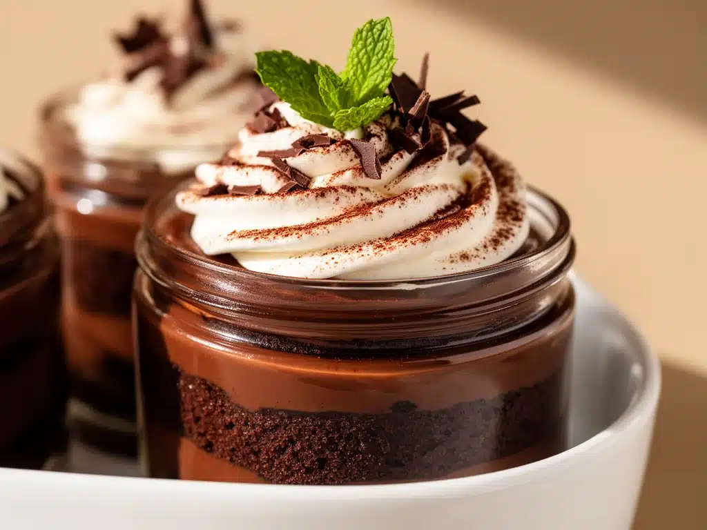 fluffy Mini-Schokokuchen im Glas - featured image