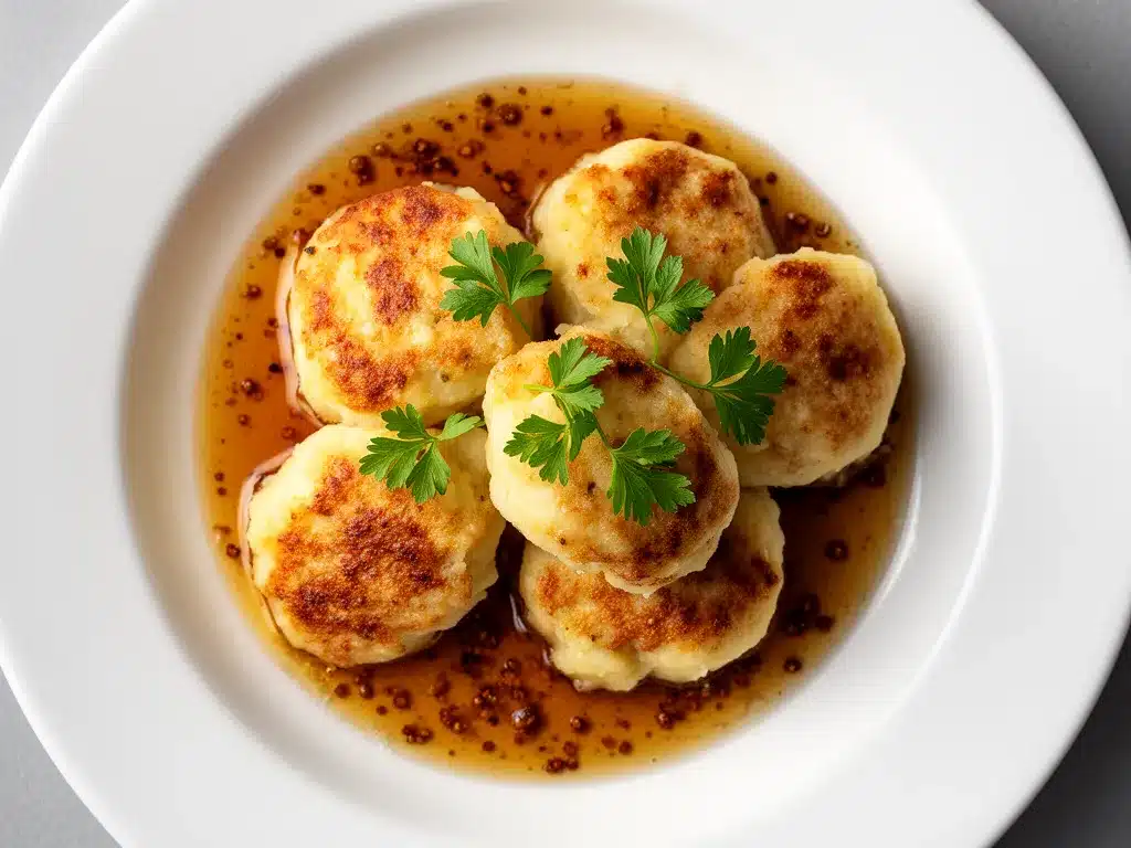 Fränkische Klöße mit brauner Butter: Das beste Rezept 4 Fränkische Klöße mit brauner Butter preparation steps