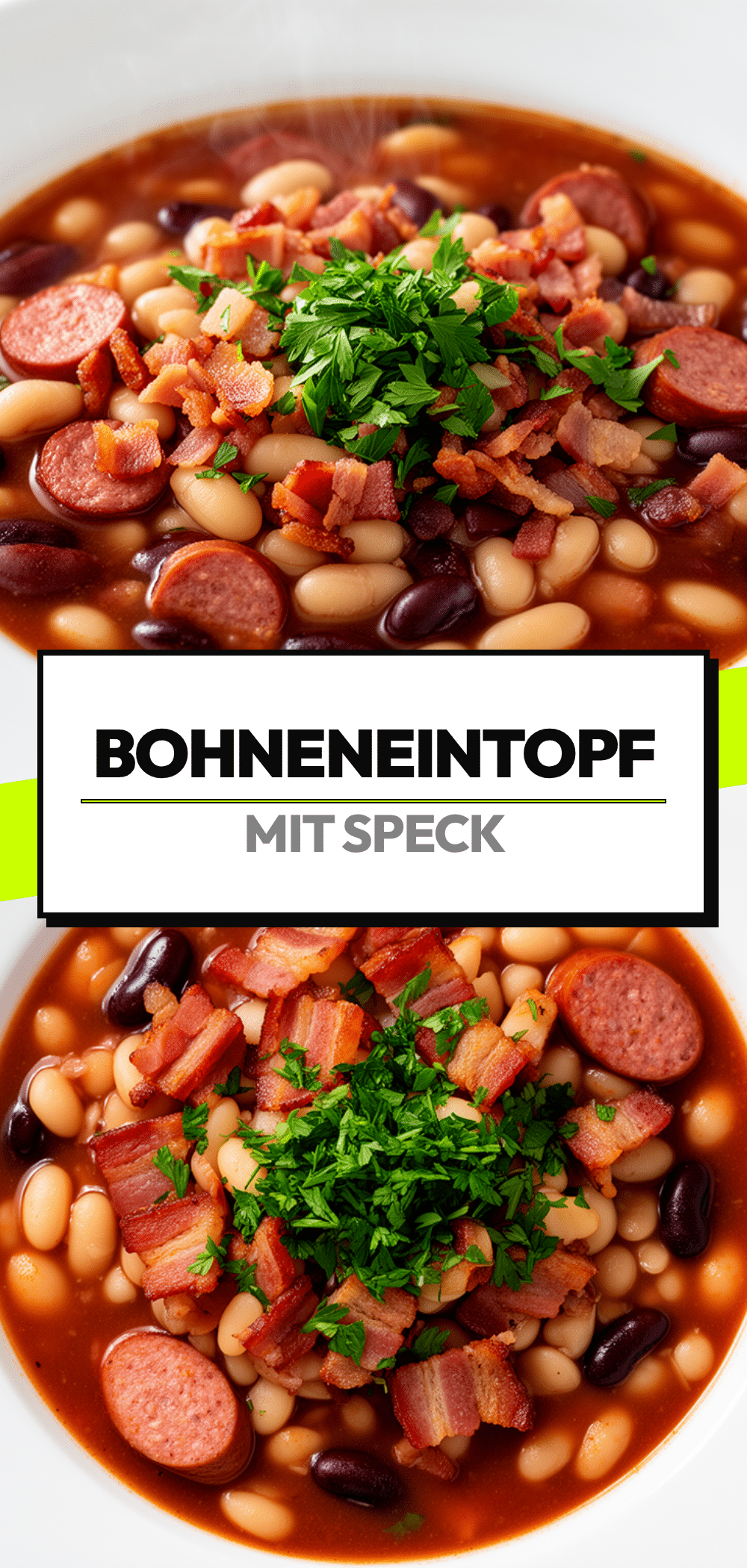 Günstiger Bohneneintopf mit Speck: Einfach & Satt 5 Günstiger Bohneneintopf mit Speck recipe