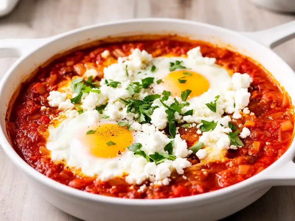 Israelische Shakshuka mit Feta - featured image
