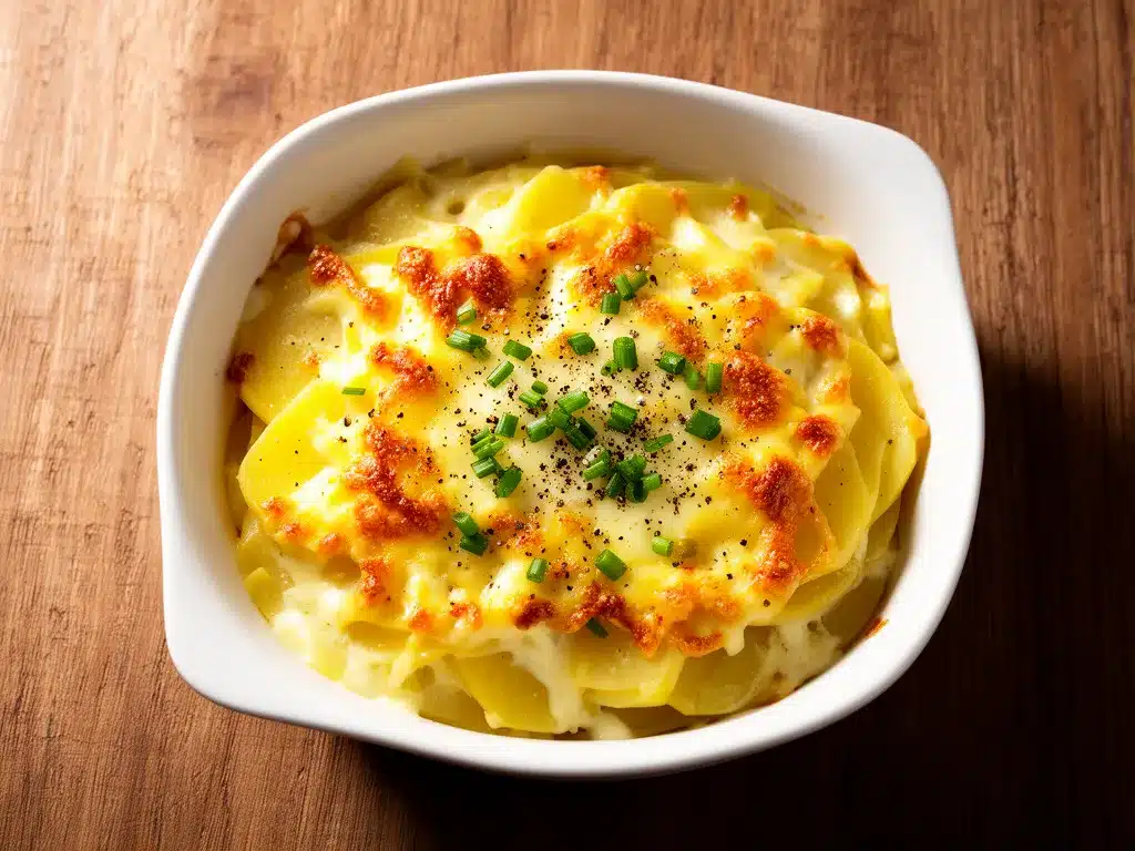 Kartoffelauflauf mit Käse: 30 Min. Easy & Perfekt 4 Kartoffelauflauf mit Käse preparation steps