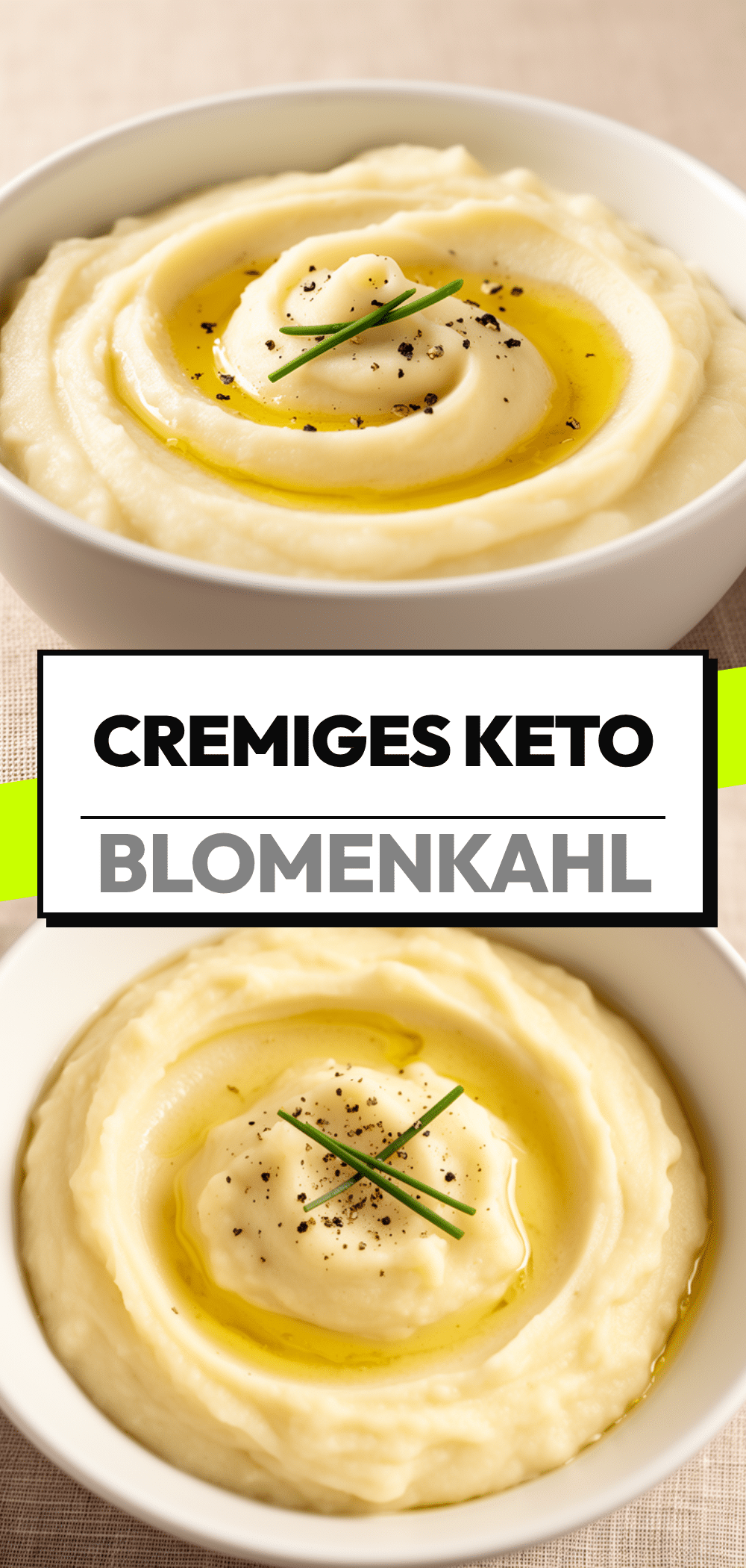 Keto Blumenkohlpüree mit Butter: Einfach cremig 5 Keto Blumenkohlpüree mit Butter recipe