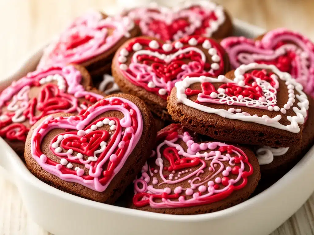 Lebkuchenherzen mit Zuckerguss - featured image