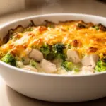 Low-Carb Hähnchen-Auflauf mit Brokkoli - featured image