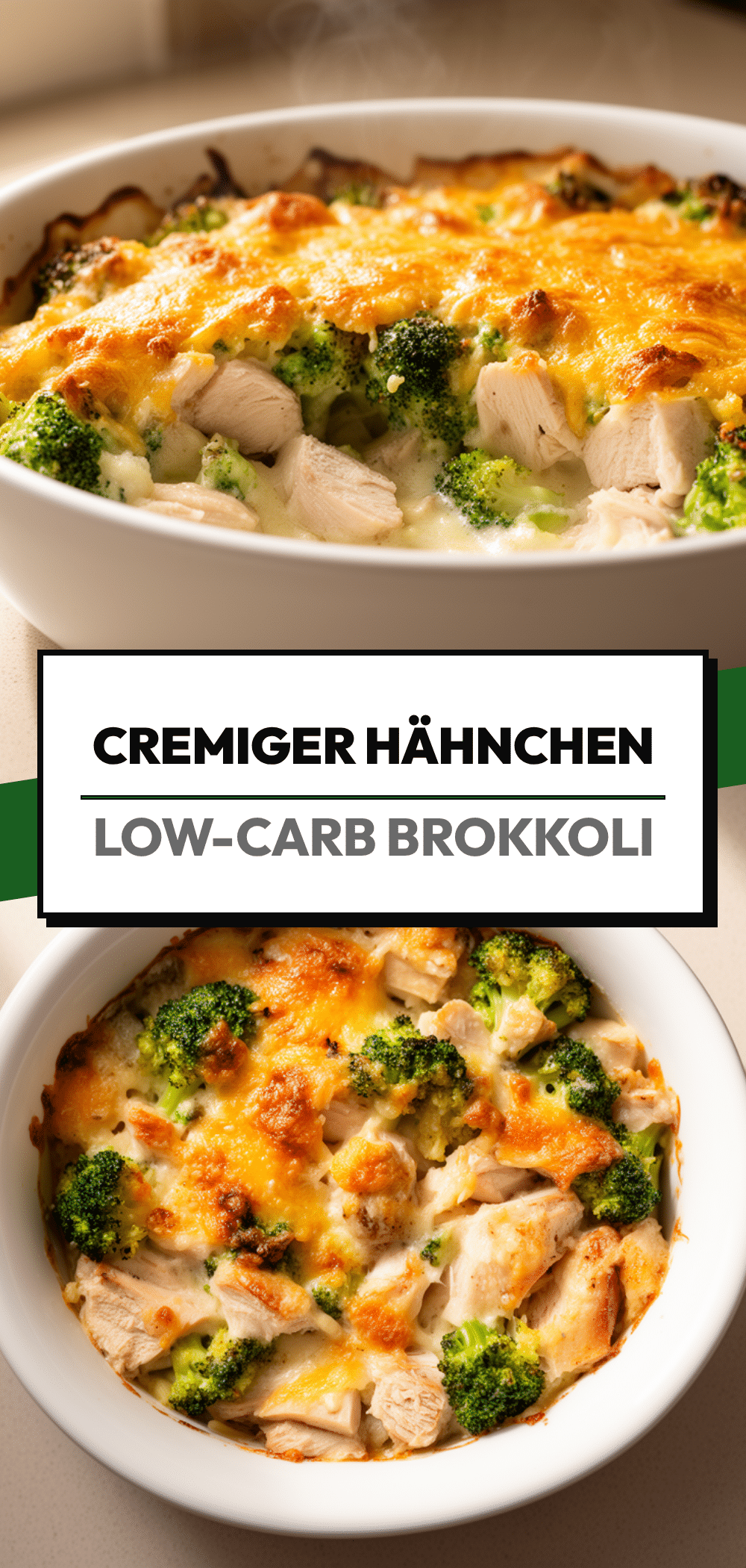 Low-Carb Hähnchen-Auflauf mit Brokkoli: Das perfekte 30-Minuten-Rezept 5 Low-Carb Hähnchen-Auflauf mit Brokkoli recipe