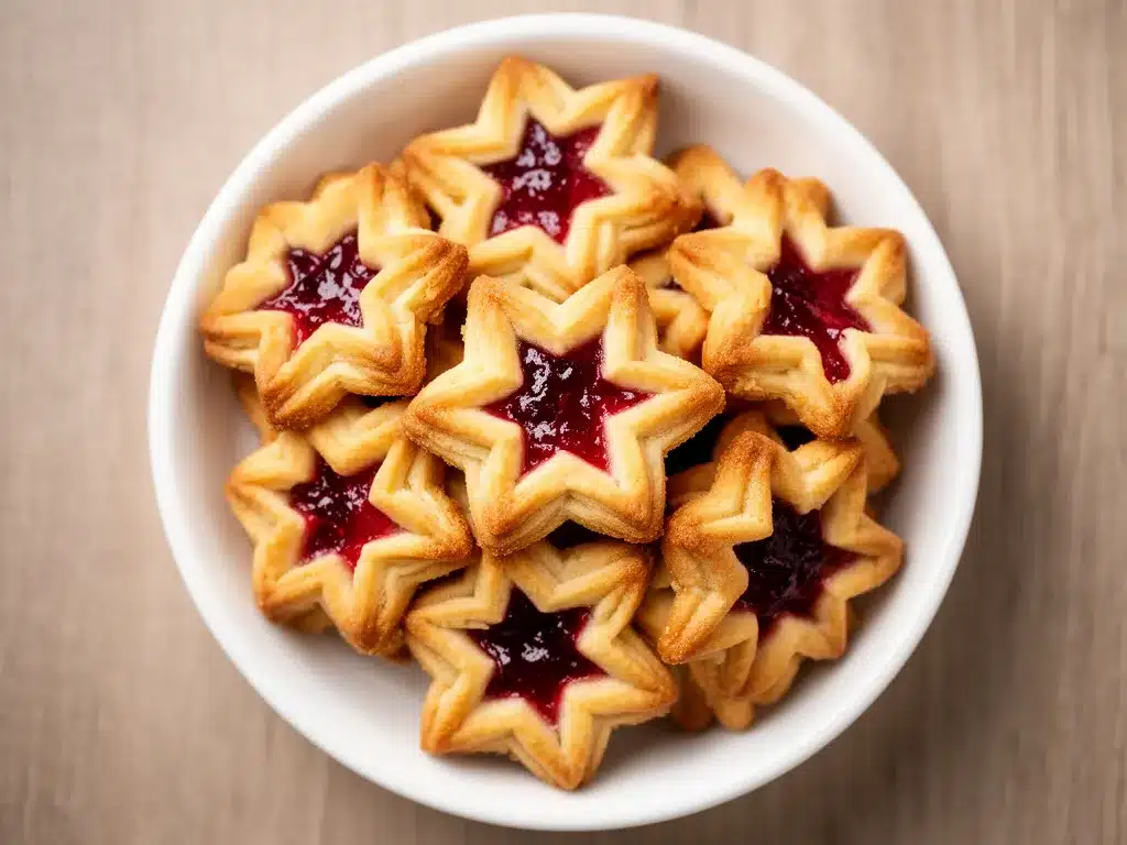 Mürbeteig-Sterne mit Marmelade: 3 einfache Weihnachtsplätzchen 4 Mürbeteig-Sterne mit Marmelade preparation steps