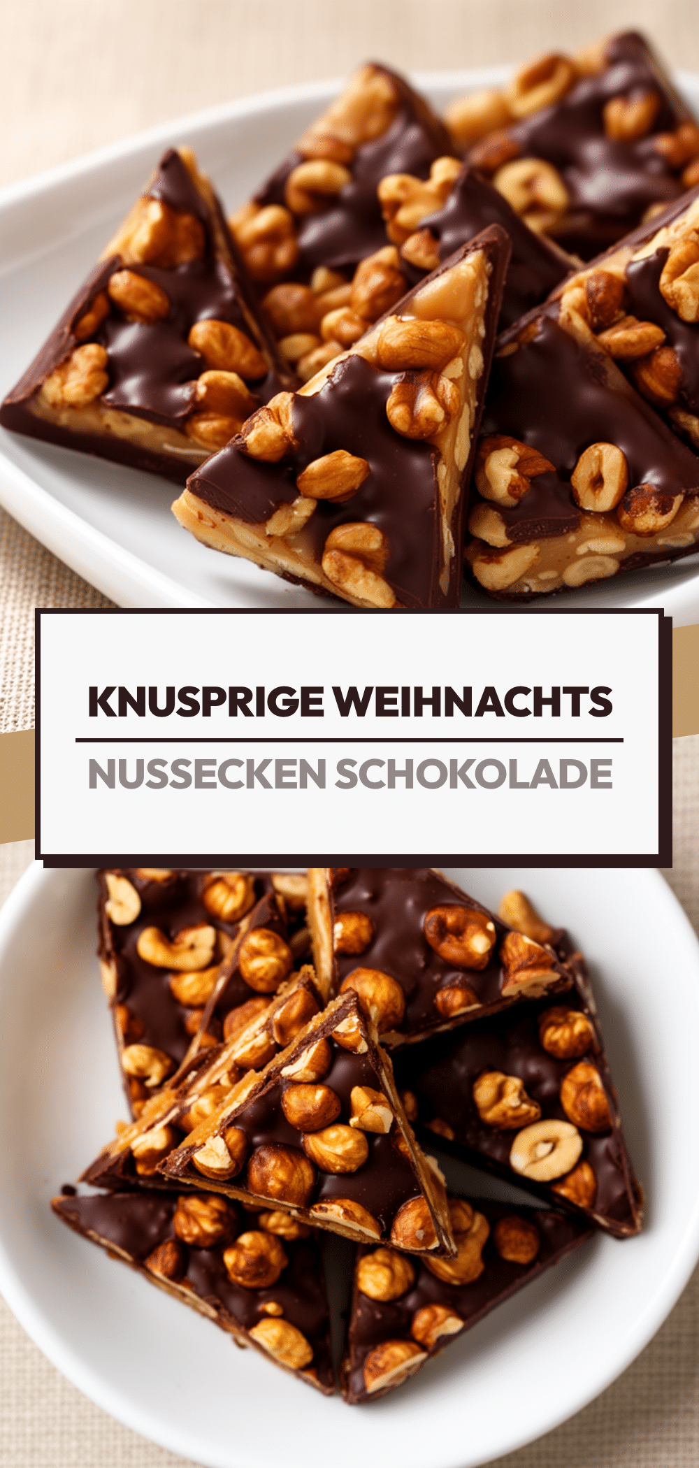 Nussecken: 30 Min. Knusprige Schokoleckerei 5 Nussecken recipe