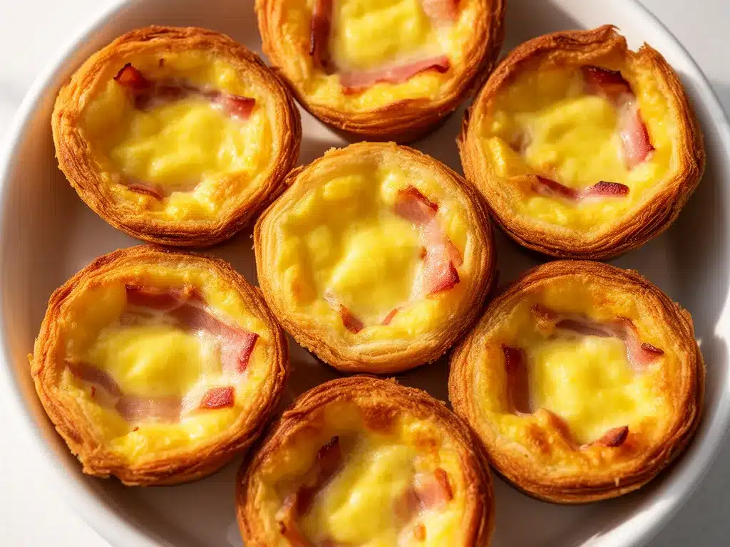 Kleine Quiche Lorraine im Muffinblech: 10 Perfekte Party-Snacks 4 Quiche Lorraine im Muffinblech preparation steps
