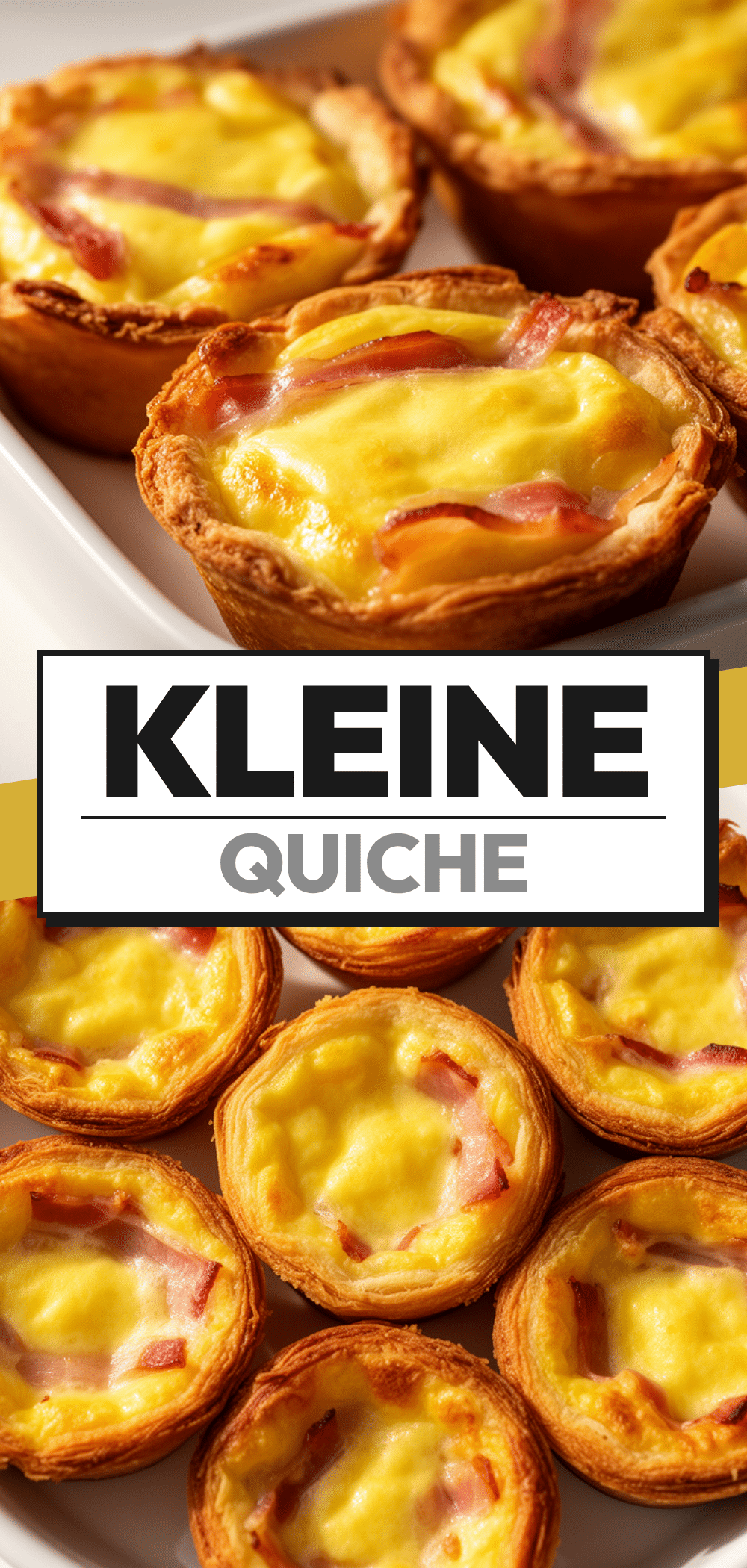 Kleine Quiche Lorraine im Muffinblech: 10 Perfekte Party-Snacks 5 Quiche Lorraine im Muffinblech recipe