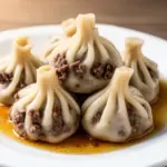 saftige georgische Chinkali Teigtaschen - featured image