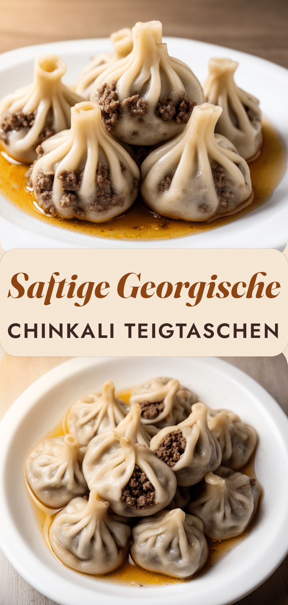 Saftige georgische Chinkali: In 45 Min. perfekte Teigtaschen 5 saftige georgische Chinkali Teigtaschen recipe