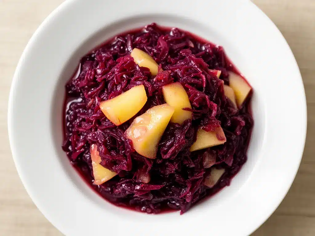 Saftiger Thermomix Rotkohl mit Apfel: 5 Min. Rezept 4 Thermomix Rotkohl mit Apfel preparation steps
