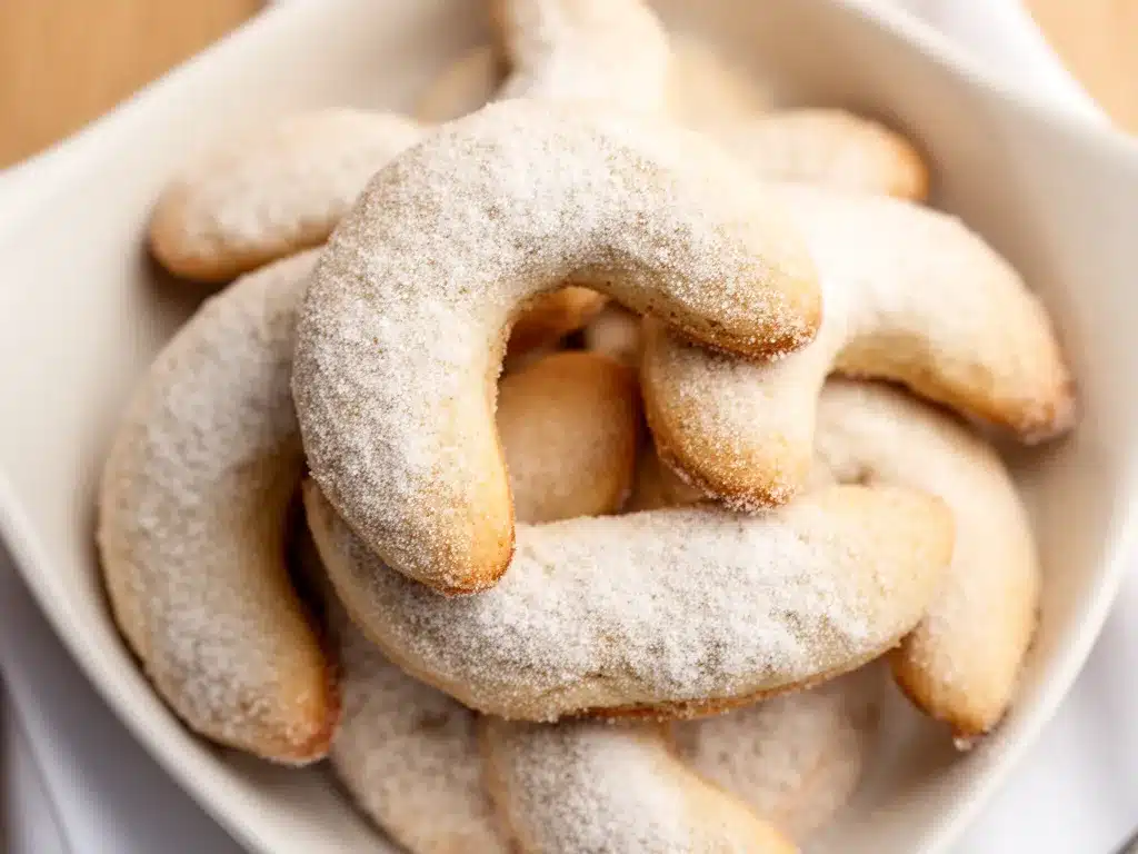 Vanillekipferl Rezept: 15 Min. Knusprige Adventskekse 4 Vanillekipferl Rezept preparation steps