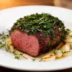 Zartschmelzendes Rinderfilet mit Kräuterkruste - featured image