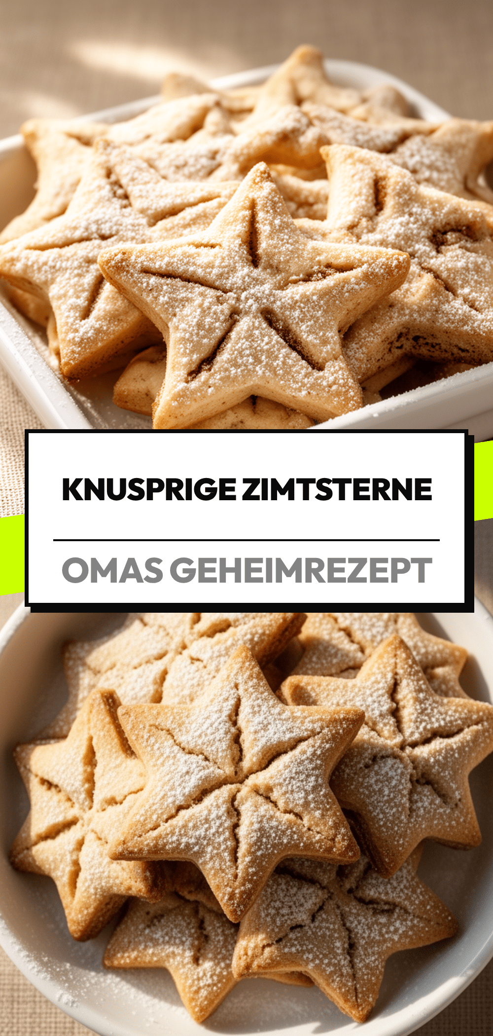 Zimtsterne: 3 Zutaten für perfekte homemade Weihnachtsplätzchen 5 Zimtsterne recipe