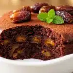 zuckerfreier Schokokuchen mit Datteln - featured image