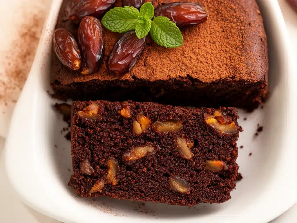 Zuckerfreier Schokokuchen mit Datteln: Das perfekte Rezept 4 zuckerfreier Schokokuchen mit Datteln preparation steps