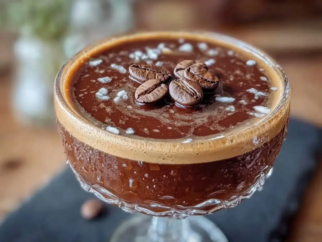 Alkoholfreier Espresso Martini: 5 Min. Mocktail für die ganze Familie 4 alkoholfreier Espresso Martini preparation steps