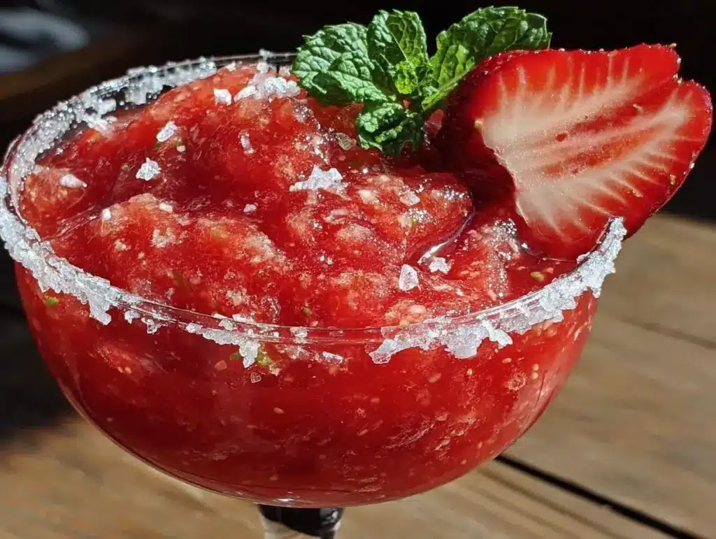 alkoholfreier Frozen Erdbeer Daiquiri - featured image
