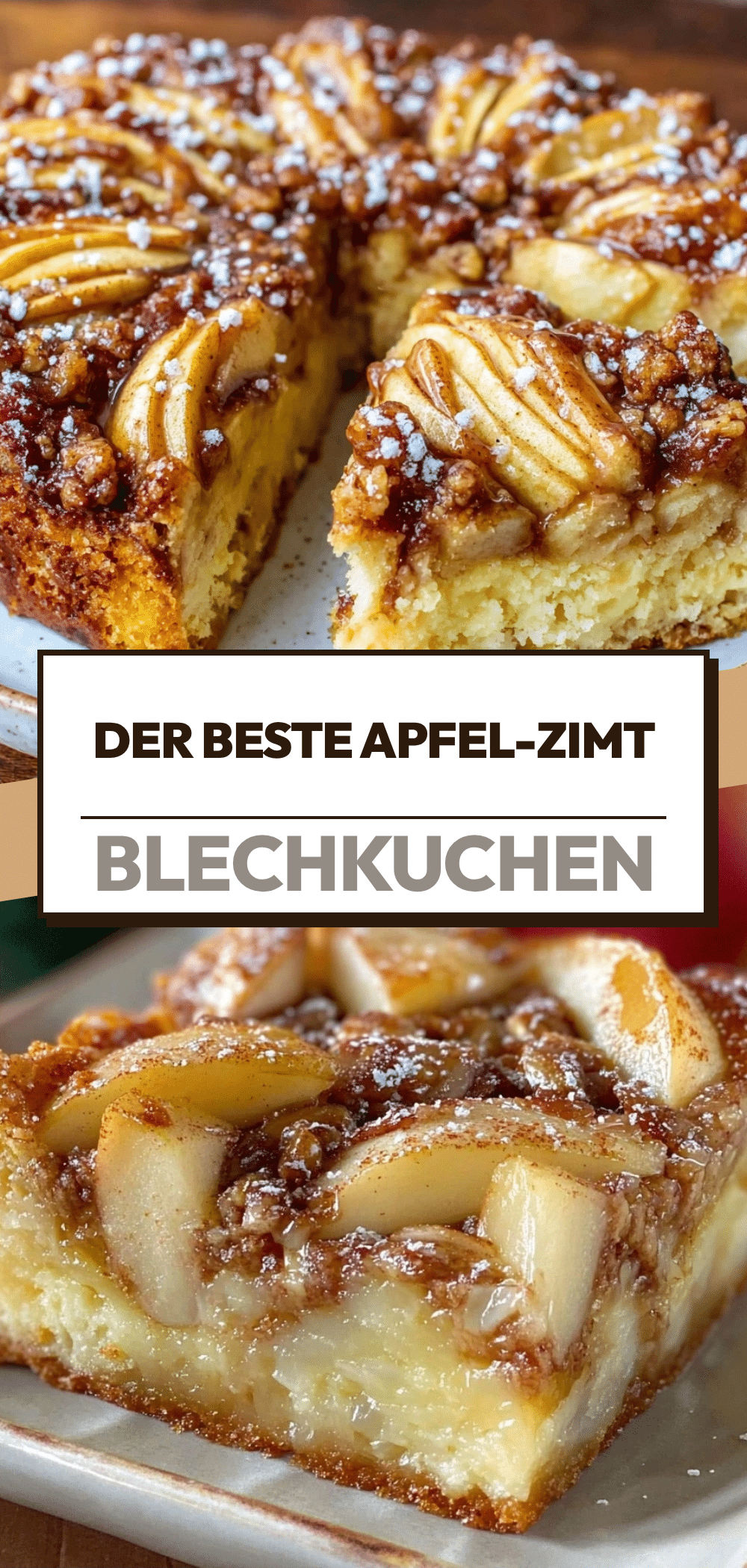 Erntedankfest Apfel-Zimt Blechkuchen: 45 Min, günstig & einfach 5 Apfel-Zimt Blechkuchen recipe