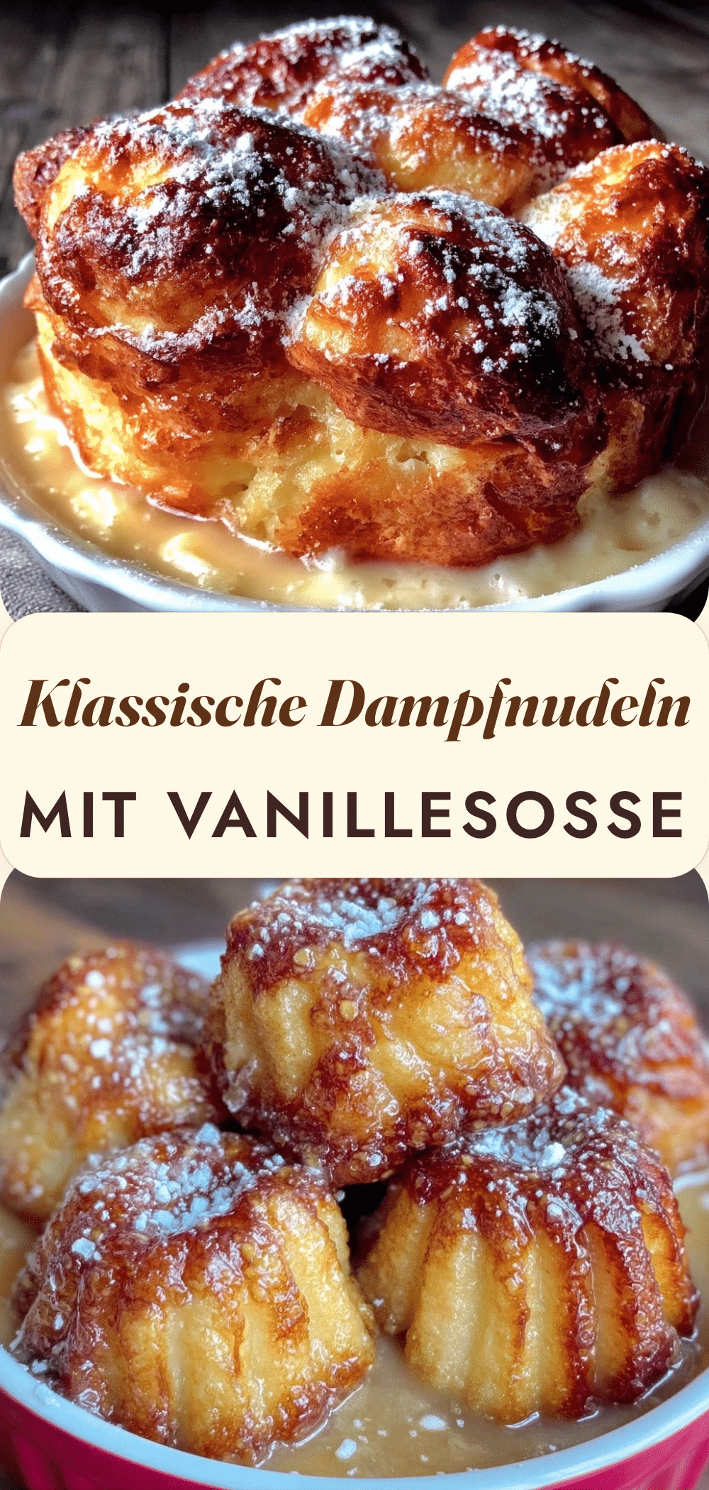 Bayerische Dampfnudeln: 5 Schritte, günstig & kinderfreundlich 5 Bayerische Dampfnudeln recipe