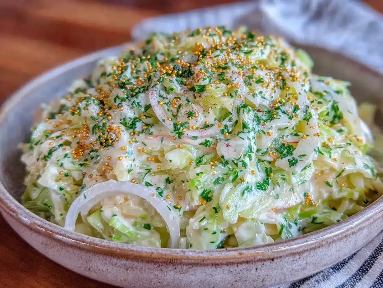 Bayerischer Krautsalat: Günstig & Schnell 4 Bayerischer Krautsalat preparation steps