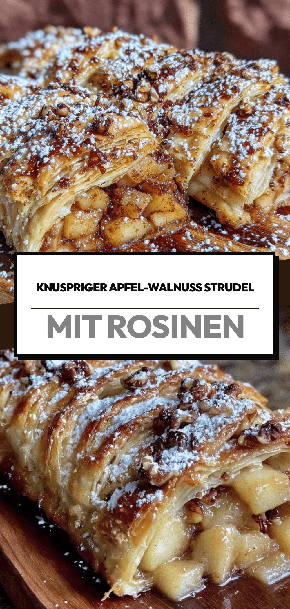 Budget Apfel-Walnuss Strudel mit Rosinen: Einfache Familienmahlzeit 5 Budget Apfel-Walnuss Strudel mit Rosinen recipe