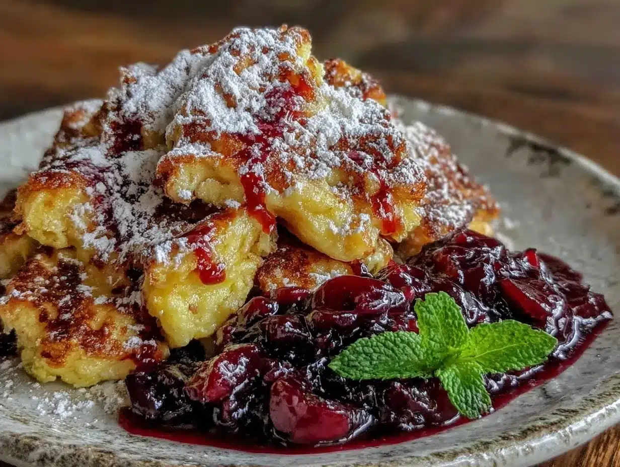 Budget Kaiserschmarrn: 10 Min. Familien-Abendessen 4 Budget Kaiserschmarrn preparation steps