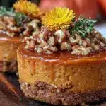 Budget-Kürbis-Cheesecake ohne Boden - featured image