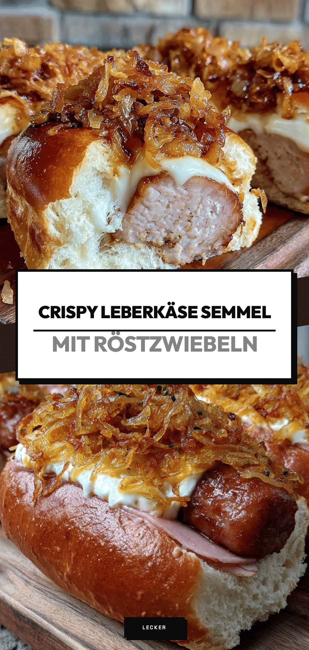 Budget-Leberkäse-Semmel mit Röstzwiebeln: 3 einfache, günstige Familienmahlzeiten 5 Budget-Leberkäse-Semmel recipe