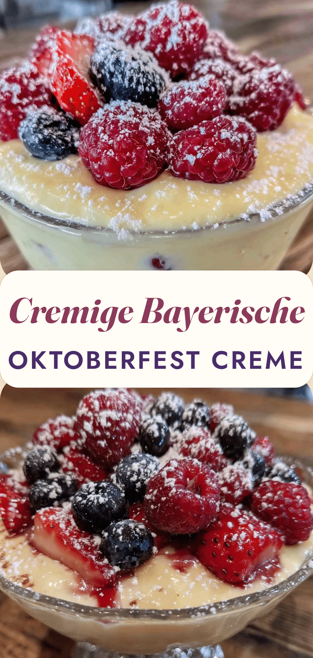 Einfache Bayerische Creme: Budget-Dessert für die Familie 5 Einfache Bayerische Creme mit Beeren recipe