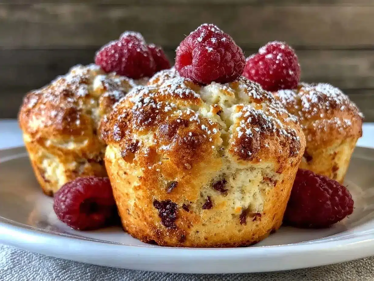 Einfache Frischkäse-Muffins: 12 Stück für die ganze Familie 4 einfache Frischkäse-Muffins preparation steps