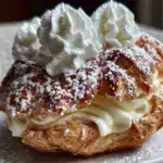 einfache Windbeutel mit Vanillecreme - featured image