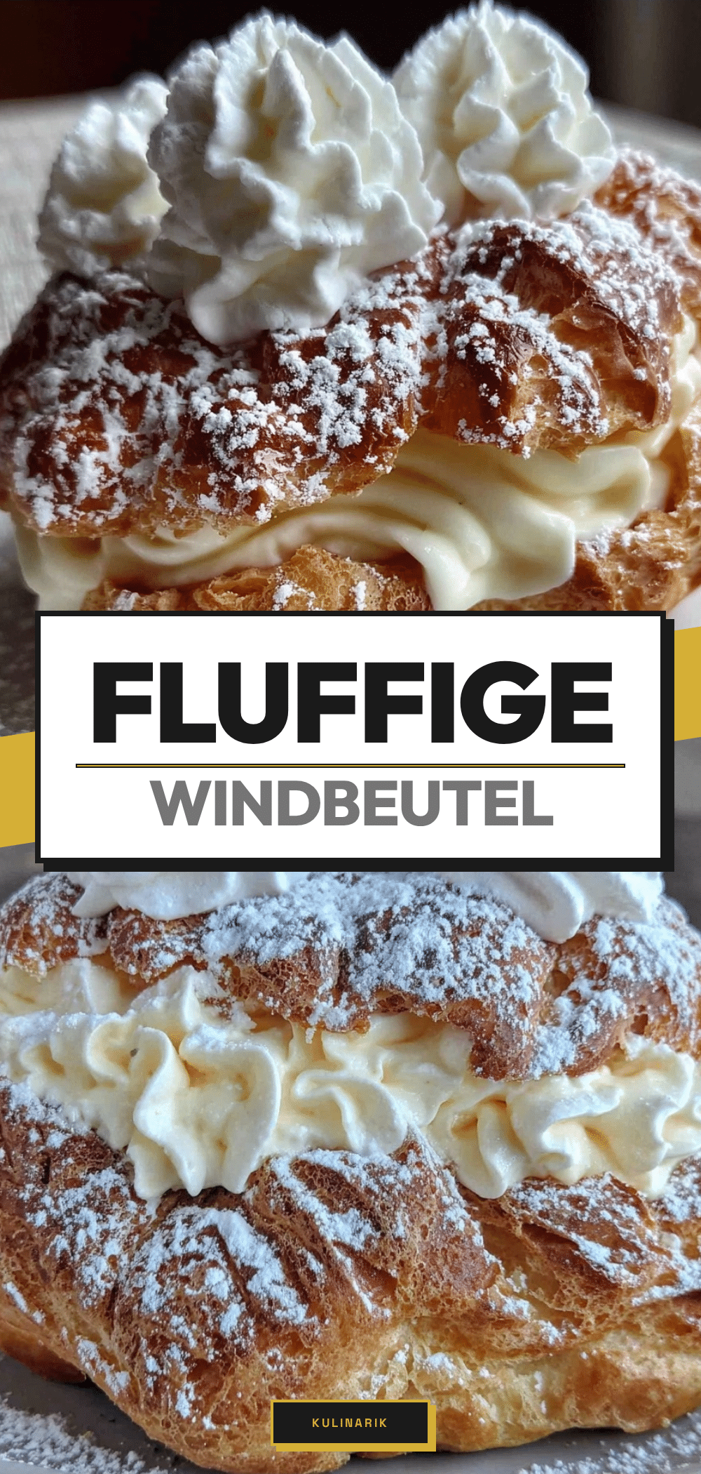 Einfache Windbeutel mit Vanillecreme: 10x für Familie 5 einfache Windbeutel mit Vanillecreme recipe
