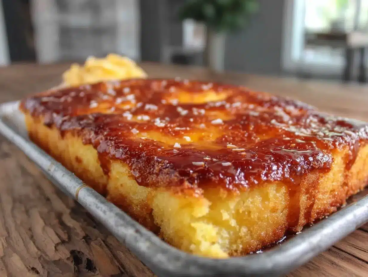 Einfacher Butterkaramel: Perfektes Budget-Rezept für die Familie 4 einfacher karamellisierter Butterkuchen preparation steps