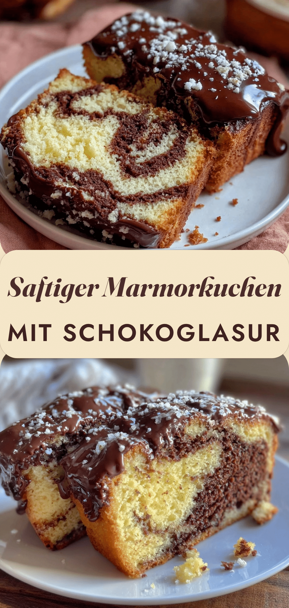 Einfacher Marmorkuchen: Billig, Ohne Mixer 5 Einfacher Marmorkuchen ohne Mixer recipe