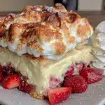 Erdbeer-Baiser Torte - featured image