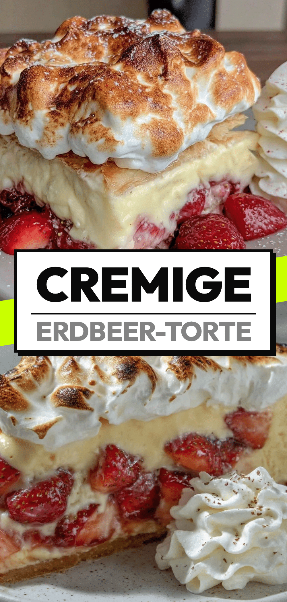 Erdbeer-Baiser Torte: 5 Einfache Schritte 5 Erdbeer-Baiser Torte recipe