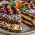 Erntedank Maronen Schokoladen Torte - featured image