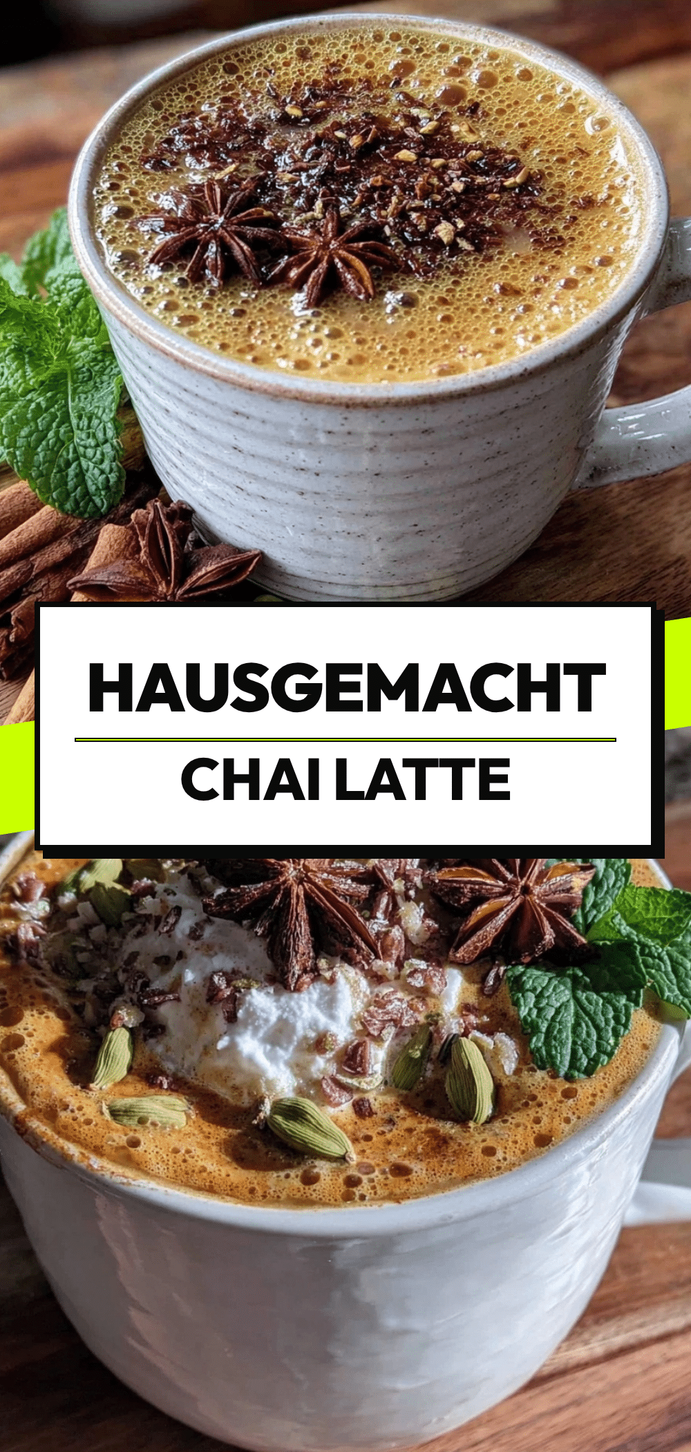 Hausgemachter Chai Latte: Günstig & Cozy 5 hausgemachter Chai Latte recipe