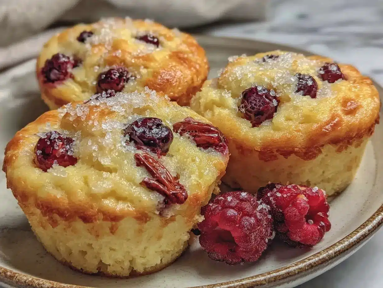 High-Protein Quark-Beeren Muffins: 5x Billig & Meal Prep 4 High-Protein Quark-Beeren Muffins preparation steps